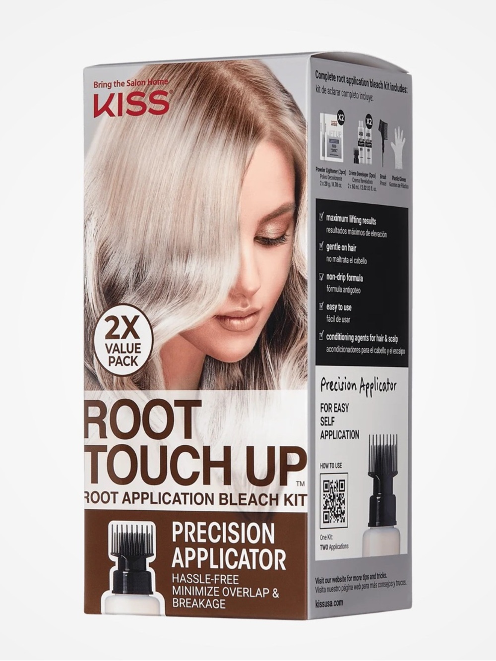 NWT KISS Bleach Root Touch-Up Kit 2 Applications